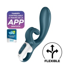 Satisfyer - Hug Me Rabbit Vibe - Bluegrey photo
