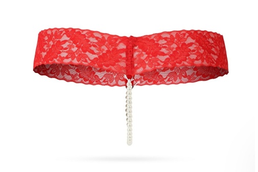 SB - Strings w Pearls 161 - Red photo