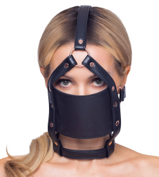 Bad Kitty - Head Harness w Gag - Black 照片