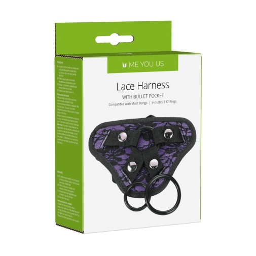 Me You Us - Adjustable Harness - Purple 照片