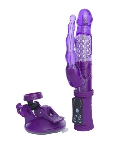 A-Toys - High-Tech Fantasy Double Vibrator - Purple photo