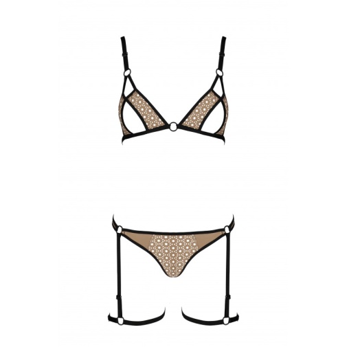 Passion - Gabi 3pcs Set - Beige - S/M photo
