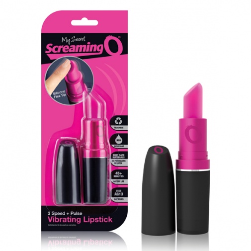 The Screaming O - 唇膏型震动器 - 粉红色 照片