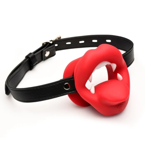 Master Series - Vampire Vibro Mouth Gag - Red 照片