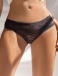 Ohyeah - Lace Crotchless Panty - Black - 2XL photo-2