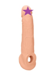 RealRock - Penis Sleeve 9" - Flesh photo