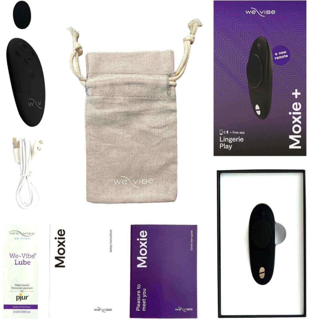 Tease Us is a set of app-controlled wearable panty vibrators... We-Vibe - Moxie Tease us Set - Black photo-7