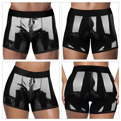 Lovetoy - Chic Strap-On Shorts - Black - M/L photo