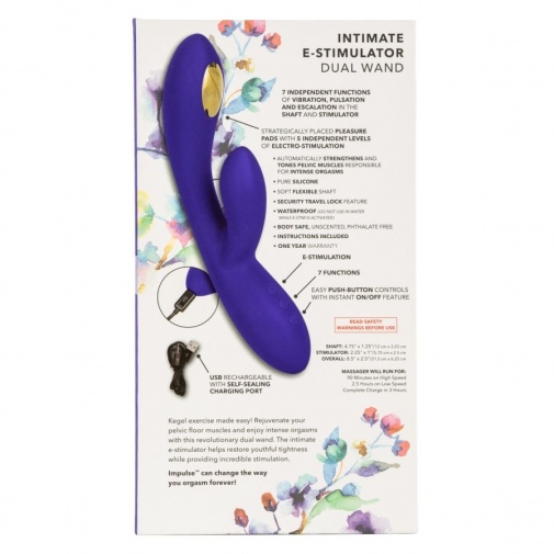 CEN - Impulse E-Stimulator Dual Wand - Purple photo