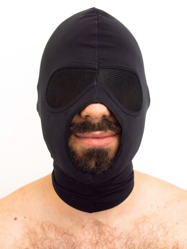 Mister B - Lycra Visor Hood - Black photo