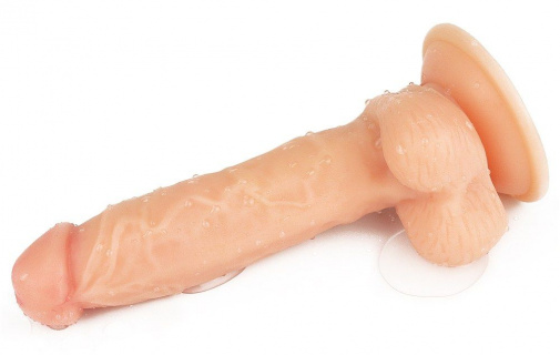 Lovetoy - 8" 極柔軟仿真長陽具 - 肉色 照片