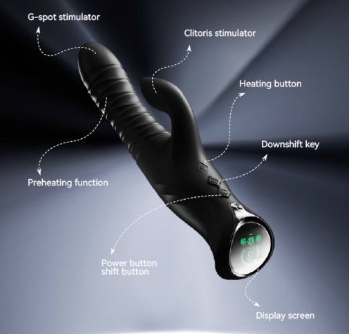 Zalo - Mose 2 Heating Rabbit Thruster - Obsidian Black 照片