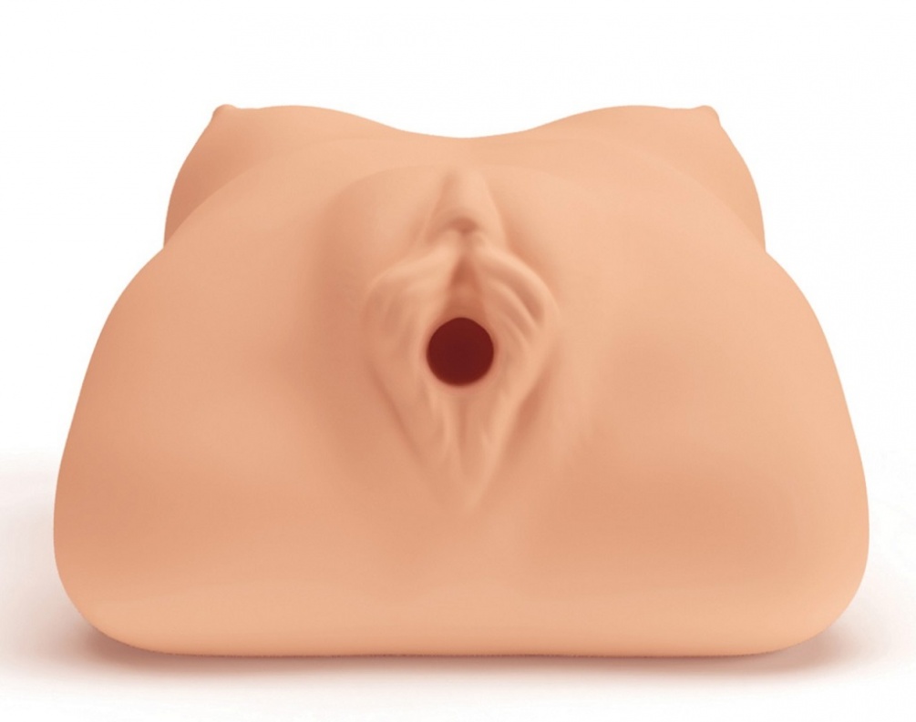 Portable masturbator for an intense and unprecedented pleasu... Malesation - Real Boobs & Pussy Masturbator - Skin photo-3