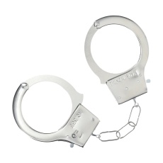 Ouch - Classic Metal Hand Cuffs - Silver 照片
