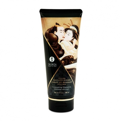 Shunga - Kissable Massage Cream Intoxicating Chocolate - 200ml photo