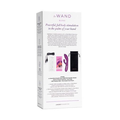 Le Wand - Blend 兔子震動棒 - 紫色 照片