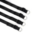 Liebe Seele - Under Bed Restraint System w Rings - Black photo-3