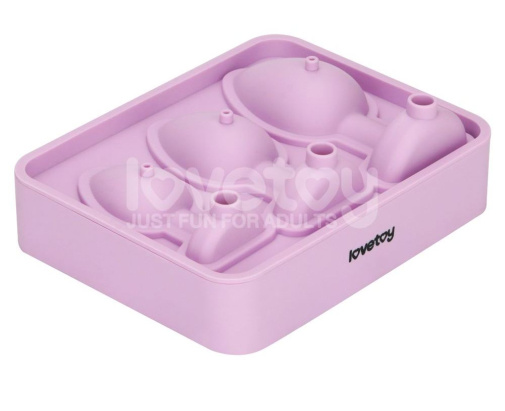 Lovetoy - Anal Plug Chocolate Ice Tray - Pink photo