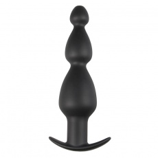 Sinner Gear - Long Hollow Butt Plug - Black photo