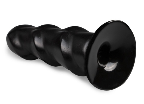 All Black - 3 Waves Dildo 17cm - Black photo
