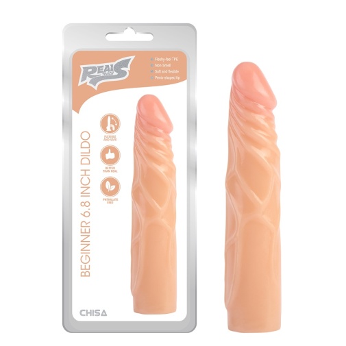 Chisa - 新手 6.8" 假陽具 - 肉色 照片