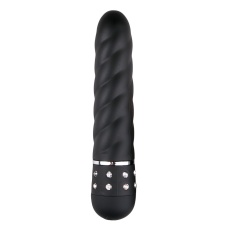 Easytoys - Diamond Twisted Mini Vibrator - Black photo