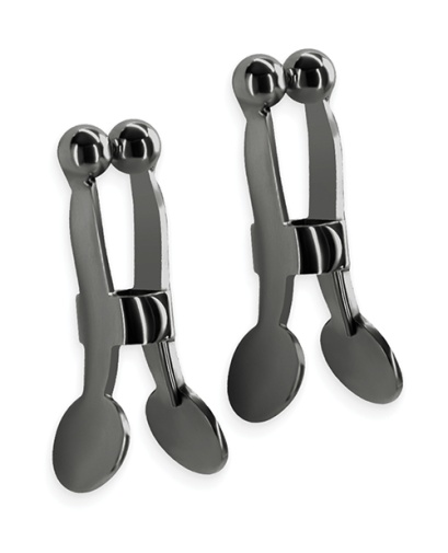NS Novelties - Bound C1 Nipple Clamps - Gunmetal photo