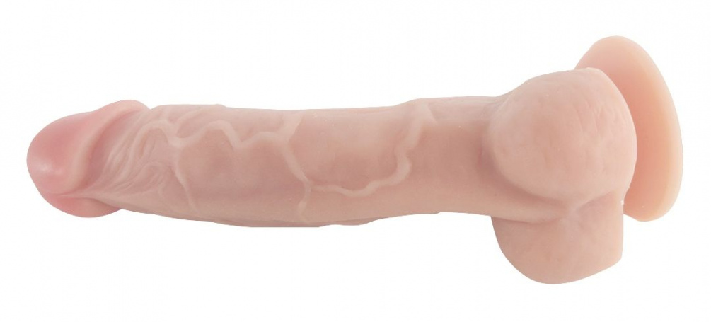 Ergonomic design, Lifelike silicone cock, Real touch feeling... Drywell - Realistic Cock 18cm - Flesh photo-8