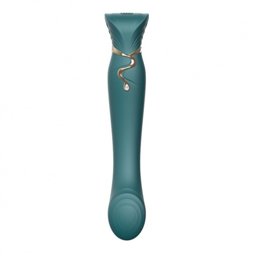 Zalo - Queen APP Heating Vibro Set - Jewel Green photo