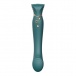 Zalo - Queen APP Heating Vibro Set - Jewel Green photo-5