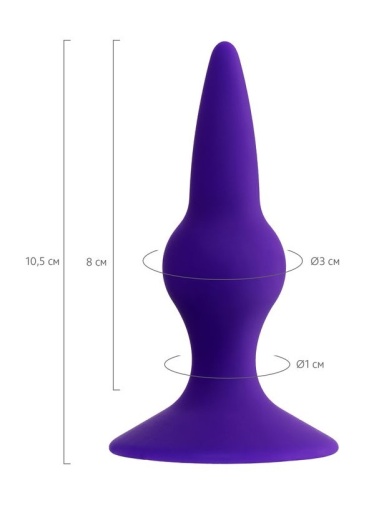 ToDo - Klapsy Anal Plug - Purple photo