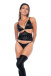 Mapale - 2797 Lingerie Set 3pcs - Black - L/XL 照片-2