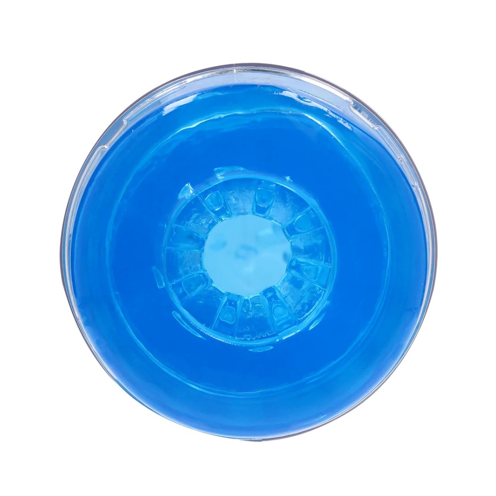 Experience sexual pleasure and let your fantasies go wild! T... RealRock - Easy Rider Textured Cup Masturbator - Blue photo-5
