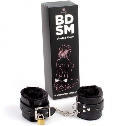 Secret Play - Bondage Handcuffs - Black photo