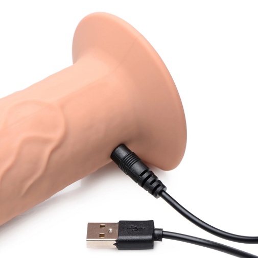 Thump It - 7X Remote Control Thumping Vibro Dildo - Medium photo