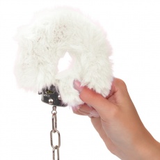 CEN - Ultra Fluffy Furry Cuffs - White photo