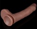 Lovetoy - 8.5" 雙層構造仿真陽具 - 啡色 照片-11