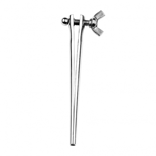 MT - Hollow Penis Plug 6mm - Silver photo