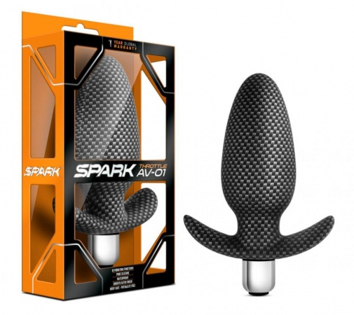 Spark - AV-01 Vibro Anal Plug - Black photo