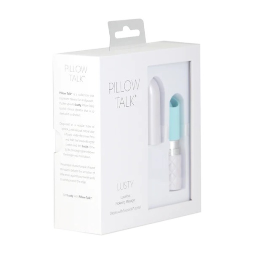 Pillow Talk - Lusty Flickering Massager - Teal photo