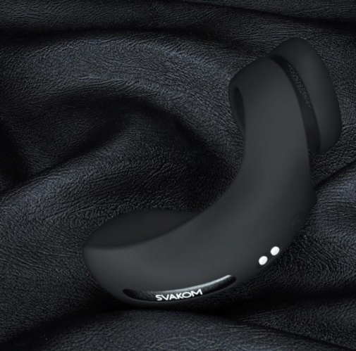 SVAKOM - Benedict Double Ring Perineum Stimulator - Black photo