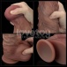 Lovetoy - 10.5" XXL 雙層假陽具 - 啡色 照片-8