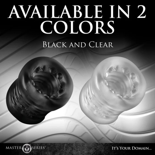 Master Series - 柔軟彈性箍睪環 - 黑色 照片