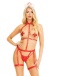 Leg Avenue - Private Nurse Harness Set - Red - M photo