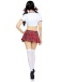 Leg Avenue - Miss Prep School 學生4件套裝 - 紅色 - M/L 照片-6