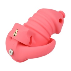 FAAK - Long Resin Chastity Cage - Red 照片