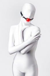Anonymo - Ball Soft Gag - Red photo