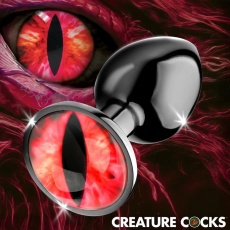 Creature Cocks - Sinister Eye Plug S - Red photo