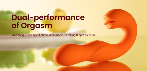 Honey Play Box - Joi Rotating G-Spot Vibrator - Orange photo