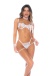 Mapale - 8937 Lingerie Set 4pcs - White - S/M photo
